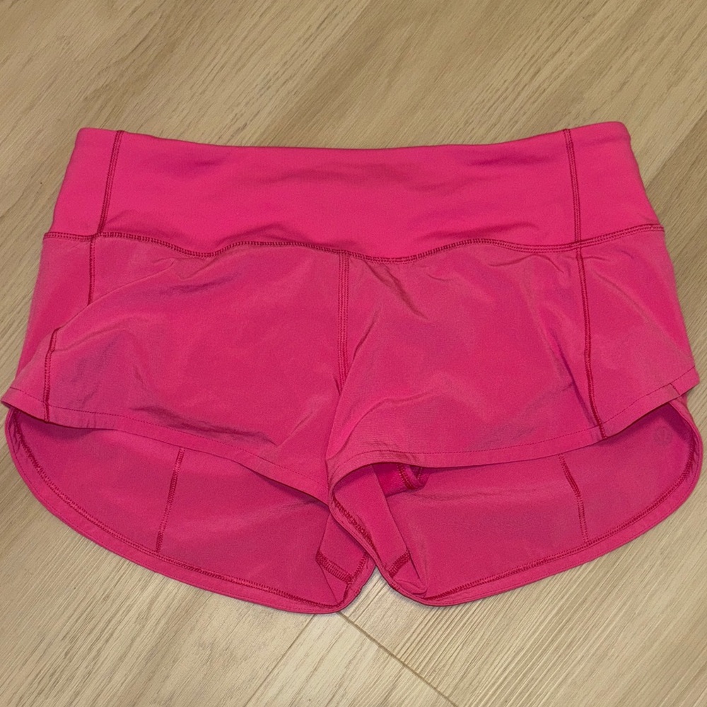 Lululemon Athletica Bright Pink Athletic Shorts